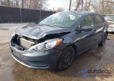 2016 Kia Forte Lx z USA, uszkodzony, nr VIN KNAFK4A67G5606050